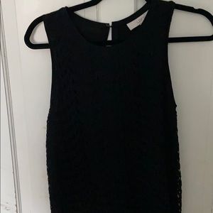 ‘Loft’ black lace tank